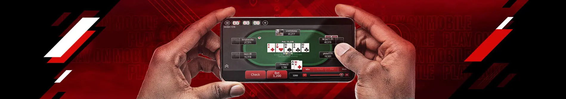 Applicazione mobile POKERSTARS CASINO