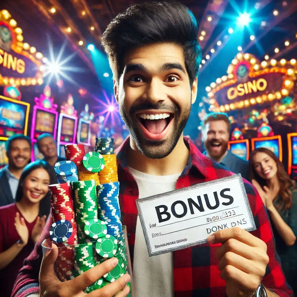 bonus nelle mani di un uomo al POKERSTARS CASINO